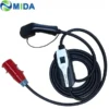 3 Phase 11KW 16Amp IEC 62169 Type 2 EV Charger Modes 2 EV Charging with 5 Pin Red CEE Plug - Image 3