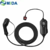 6A 8A 10A IEC 62196 Type 2 EV Charger EVSE Portable Charging for Renault Zoe UK 3pins plug - Image 3